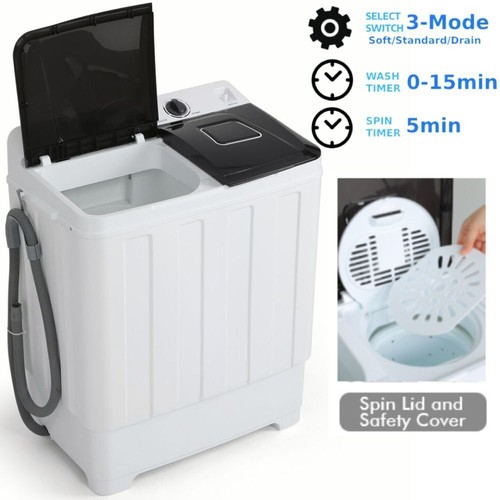 Portable washer 30lbs twin tub - portable,